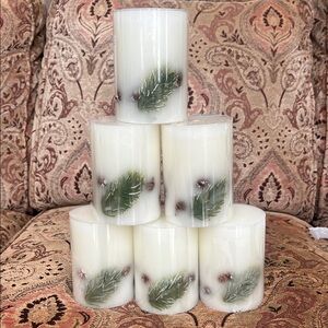 Place and Time Fresh Cut Garland Scented Column Candles
